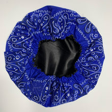 Load image into Gallery viewer, Bandana Bonnet - Blue
